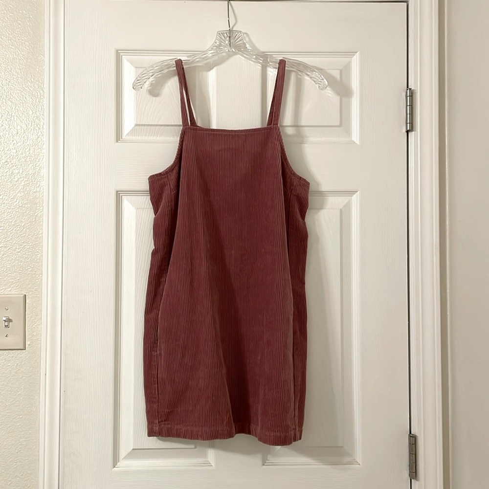 Forever 21 Dusty Pink corduroy dress